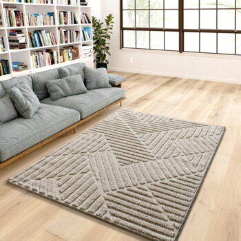 Béžový koberec 120x170 cm Numa – Universal – Obrázok 2