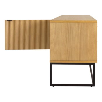 TV stolík v dekore duba v prírodnej farbe 176x57 cm Bali – Tenzo - Image 5