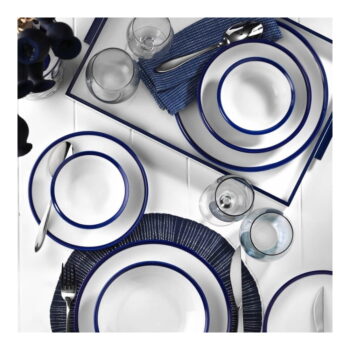24-dielna sada porcelánového riadu Kutahya Margaka - Image 4
