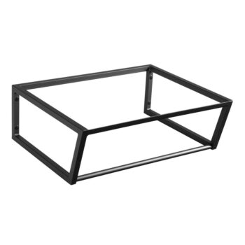 Čierny oceľový závesný podstavec pod umývadlo 60x20 cm Ska – Sapho