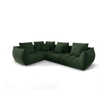 Tmavozelená rohová pohovka (ľavý roh/do L) Bloom – Micadoni Home – Obrázok 3