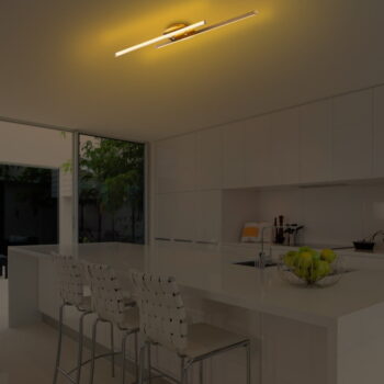 LED stropné svietidlo v zlatej farbe 10x86 cm Umut – Opviq lights - Image 2