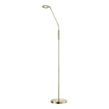 LED stmievateľná stojacia lampa v zlatej farbe (výška 150 cm) Dent – Fischer & Honsel