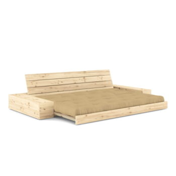 Rozkladacia pohovka v horčicovej farbe 244 cm Base – Karup Design - Image 3