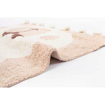 Béžová kúpeľňová predložka 80x150 cm Teddy – Foutastic - Image 2