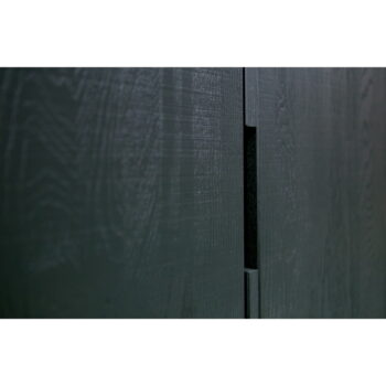 Čierna skrinka z jaseňového dreva 85x149 cm Silas – WOOOD - Image 5