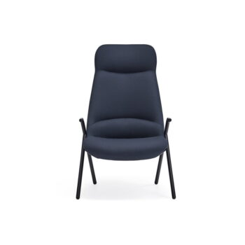 Tmavomodré kreslo Teulat Dins, výška 114 cm – Obrázok 5