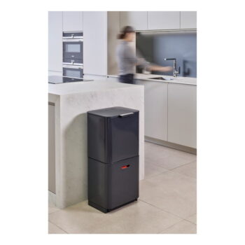 Grafitovosivý kôš na triedený odpad Joseph Joseph Totem Max, 60 l - Image 5