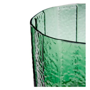 Sklenená ručne vyrobená váza Emerald - Hübsch – Obrázok 6