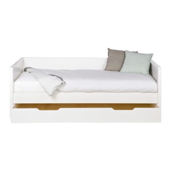 Biela spodná zásuvka pre posteľ WOOOD Nikki, 200 × 90 cm – Obrázok 4