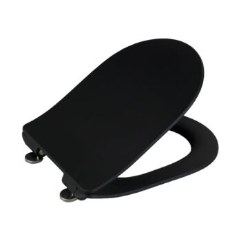 Čierne WC sedadlo Wenko Sedilo Black, 45,2 × 36,2 cm – Obrázok 4