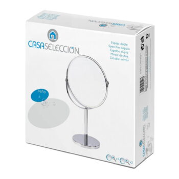 Kozmetické zväčšovacie zrkadlo (2x) ø 12,5 cm – Casa Selección – Obrázok 2