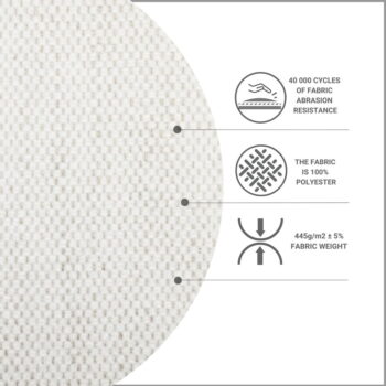 Krémovobiela boxspring posteľ s úložným priestorom 160x200 cm Urbaneo – Maison de Rêve - Image 4