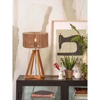 Stolová lampa s tienidlom z juty v prírodnej farbe (výška 51 cm) Iguazu – Good&Mojo - Image 3