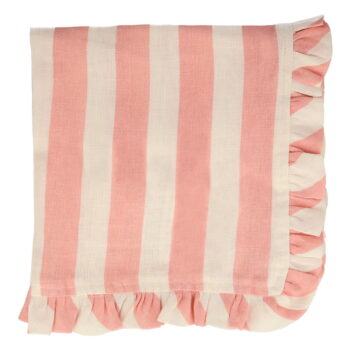 Ľanové obrúsky v súprave 4 ks Stripe Ruffle – Meri Meri - Image 6