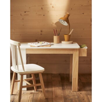 Stolová lampa v mentolovej farbe s kovovým tienidlom (výška 37 cm) Katia – Kave Home - Image 3