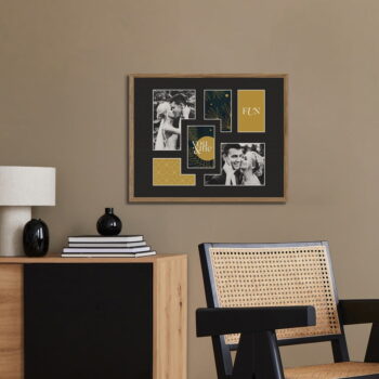 Rámik 42x52 cm Kyoto Black - Styler – Obrázok 2