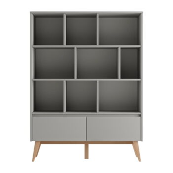Sivá detská knižnica 120x42,5 cm Swing – Pinio - Image 2