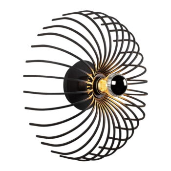 Čierne nástenné svietidlo Opviq lights Aspendos, ø 36 cm - Image 2