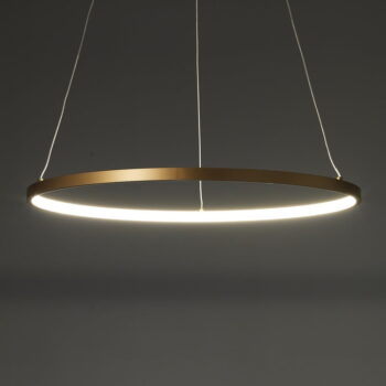 Závesné svietidlo v zlatej farbe Tomasucci Ring, výška 92 cm - Image 2