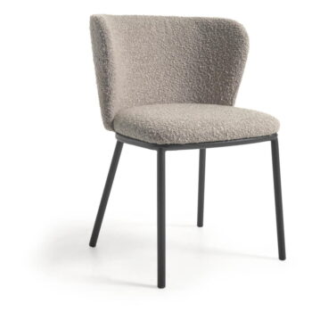 Sivá jedálenská stolička Ciselia – Kave Home