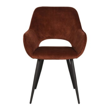 Koňakovohnedé jedálenské stoličky v súprave 2 ks Fer – LABEL51 – Obrázok 2