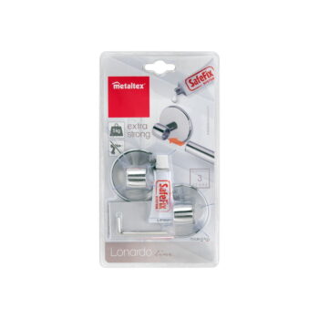 Súprava na upevnenie bez vŕtania 2 ks SafeFix Lonardo – Metaltex - Image 2