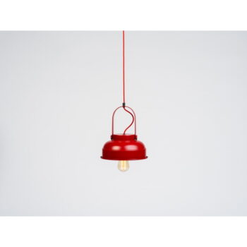 Červené závesné svietidlo s kovovým tienidlom ø 26 cm Skala – CustomForm - Image 2