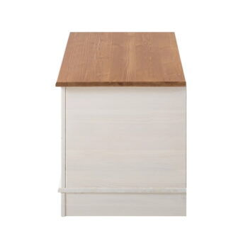 Biela truhlica z borovicového dreva 80x45 cm Anita – Støraa - Image 4