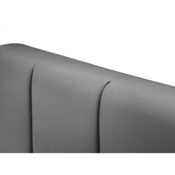 Svetlosivá zamatová dvojlôžková posteľ Mazzini Beds Afra, 160 x 200 cm - Image 5