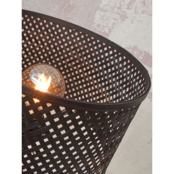 Čierna stolová lampa s bambusovým tienidlom (výška 38 cm) Java – Good&Mojo - Image 7