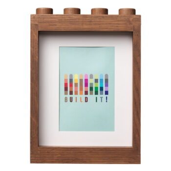 Fotorámik z tmavo moreného dubového dreva LEGO® Wood – Obrázok 8