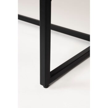Hnedá nízka komoda z tíkového dreva 135x82 cm Webster – White Label – Obrázok 9
