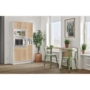 Rozkladací jedálenský stôl s doskou v dekore duba 76x28 cm Papillon – TemaHome - Image 9
