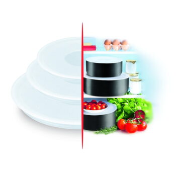 Veká na skladovanie pokrmov v súprave 3 ks - Tefal - Image 3