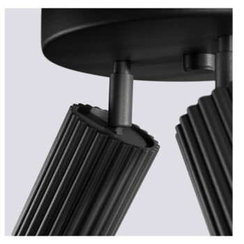 Čierne stropné svietidlo Gleam – Nice Lamps - Image 9