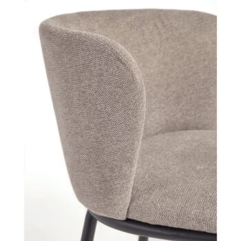 Svetlohnedá barová stolička (výška sedadla 65 cm) Ciselia – Kave Home - Image 3