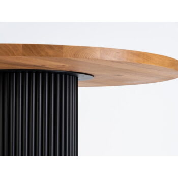Okrúhly jedálenský stôl s doskou z dubového dreva ø 120 cm Flamingo – CustomForm - Image 8