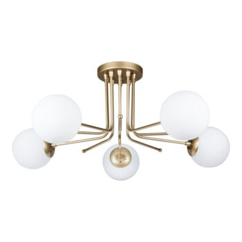 Stropné svietidlo v zlatej farbe Squid Lighting Star, výška 34 cm - Image 3