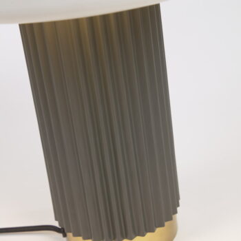 Bielo-zelená stolová lampa s kovovým tienidlom (výška 37,5 cm) Serenella - Kave Home - Image 3