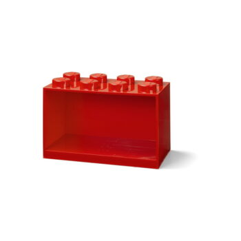 Detská červená nástenná polica LEGO® Brick 8 - Image 3