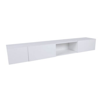 Biely TV stolík 180x30x25 cm Wagna – Kalune Design - Image 5