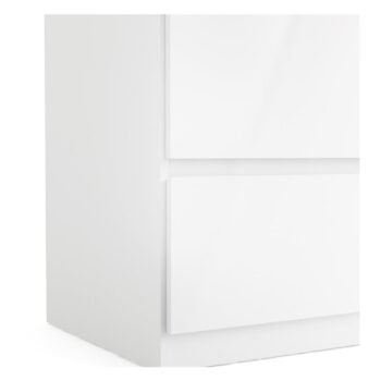 Biela šatníková skriňa 99x201 cm Naia - Tvilum – Obrázok 6