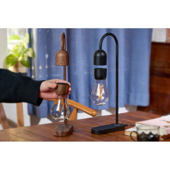 Čierna stolová lampa (výška 36,5 cm) Evaro – Gingko – Obrázok 7