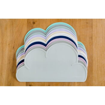Tyrkysové silikónové prestieranie Kindsgut Cloud, 49 x 27 cm - Image 6