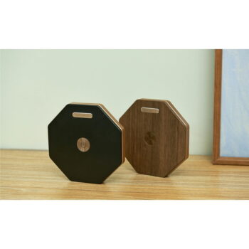Hnedá LED stolová lampa (výška  18 cm) Twist Hexagon – Gingko – Obrázok 3