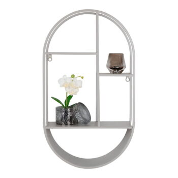 Svetlosivá poschodová kovová polica 35 cm Feira – House Nordic – Obrázok 4