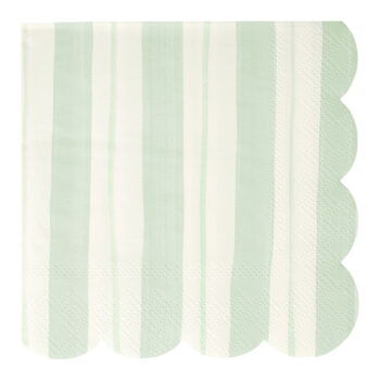 Papierové obrúsky v súprave 16 ks Ticking Stripe – Meri Meri - Image 3