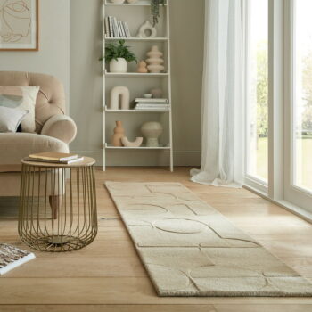Béžový vlnený koberec behúň 60x230 cm Gigi – Flair Rugs - Image 2