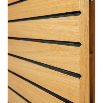 Komoda v dekore dubového dreva Woodman Stripe Oak - Image 5
